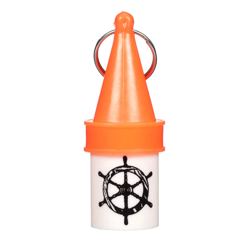 Key Chain Attwood 11875-7 Floating Key Buoy, for mens 1 7/64 x 2 51/64 x 5/16 Inch