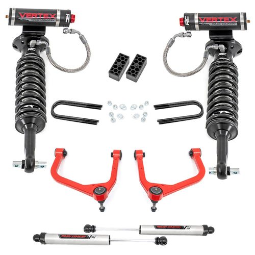 3.5" Rough Country Vertex/V2 Lift Kit for 22-24 Chevy Silverado 1500-28257RED