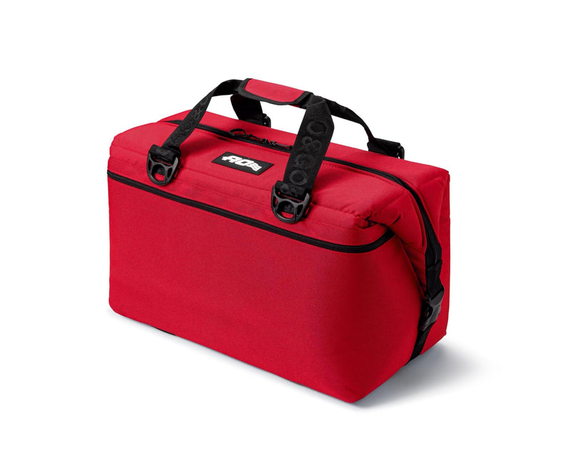 AO Coolers Soft-Sided Original Cooler Bag, Leak-Proof, Insulated, Lightweight, Red, 36-Can