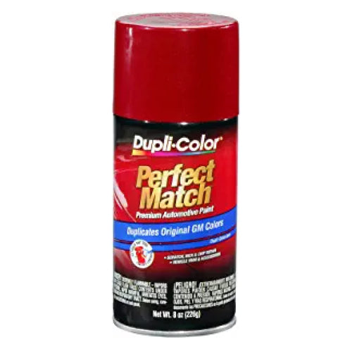 Perfect Match Dupli-Color Automotive Spray Paint – General Motors Red Metallic, 75 WA8919 – 8 oz. Aerosol Can