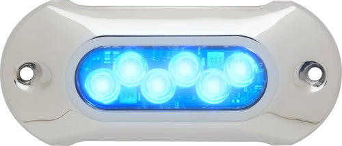 Lightarmor Attwood Ultra-Bright 6-LED 1,350 Lumen Underwater Light, Sapphire Blue