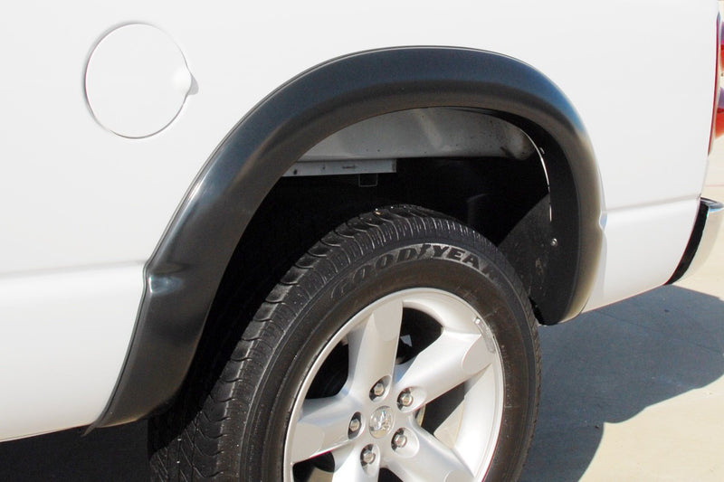 Lund Elite Series SX203SB Black Sport Style Standard Rear Fender Flare - 2 Piece