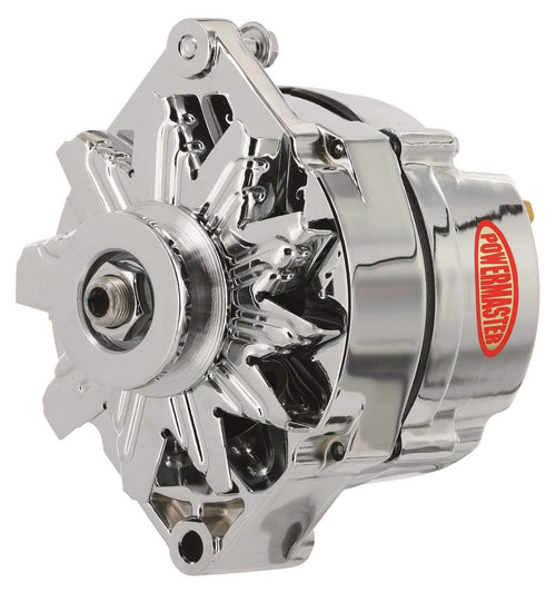 PowerMaster 17102 Alternators - Alternator PowerMaster Delco externally regulated chrome