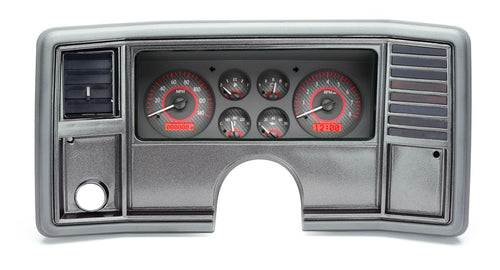 Dakota Digital VHX-78C-MC-C-R Analog Gauge Instrument System with Compatible 1978-88 Chevy Monte Carlo, 1978-87 Chevy El Camino/GMC Caballero and 1978-83 Chevy Malibu round speedometer and gauges