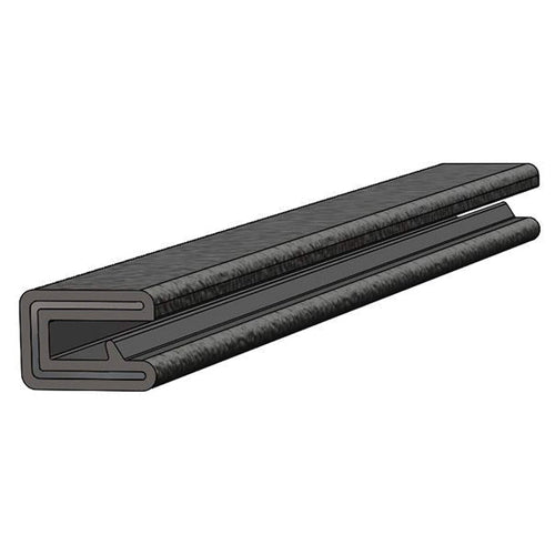 TACO Metals V30-1008B25-1 Taco Marine Flex Trim - 1/2" x 25' with 1/4" Opening, Black