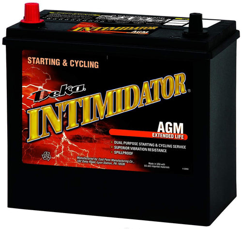 BATTERY DEKA TERMINALS 9A51P 12 Volt Agm Sealed Vlv Regulated Non-Spillable