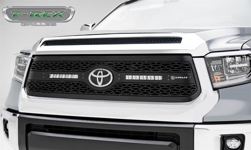 ZROADZ Grille T-Rex Grilles 2018-2021 Tundra, Black, 1 Pc, Replacement with (2) 10" LEDs, Does Not Fit Vehicles with Camera - PN #Z319661