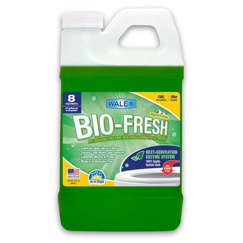Bio-Fresh Liquid Walex Enzyme Holding Tank Treatment for RV, Camper & Marine - Black Water Tank Deodorizer, Liquifies Waste & Toilet Paper, Septic Tank Safe, Biocide-Free, Alpine Fresh, 32oz