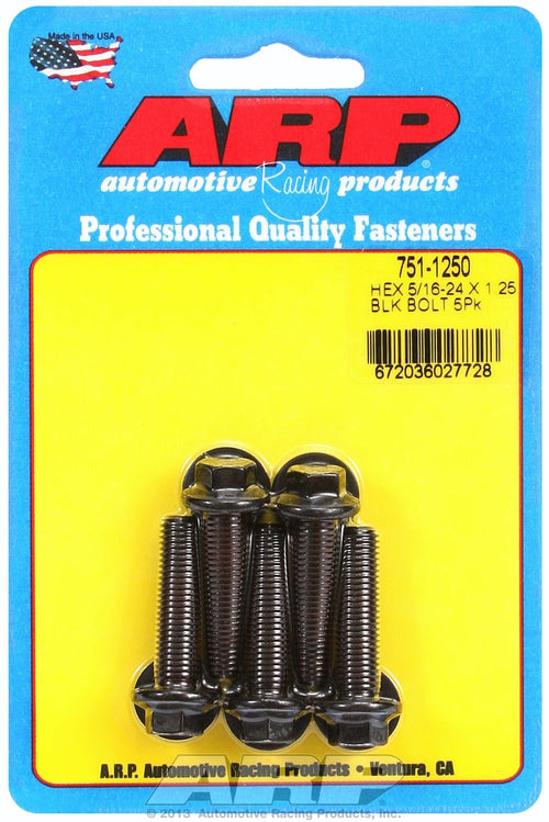 Hex ARP (751-1250) Oxide Bolt, Black