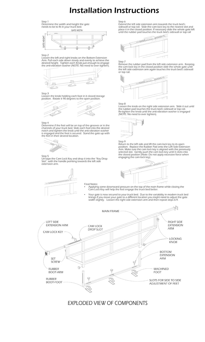 Truck Bed Divider Loading Zone (Full Size)