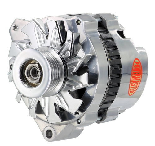 Alt GM CS130 Powermaster Polish 140A XS Volt™ 6 grv Pulley Offset Left