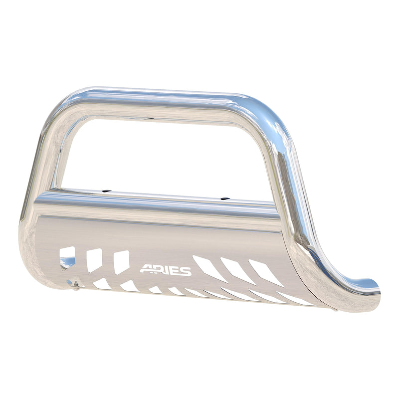 Bull Bar Aries W/Skd,3In,Stainless