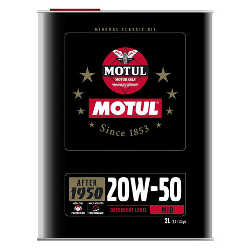 Classic Motul Performance 20W50 Engine Oil 2-liter