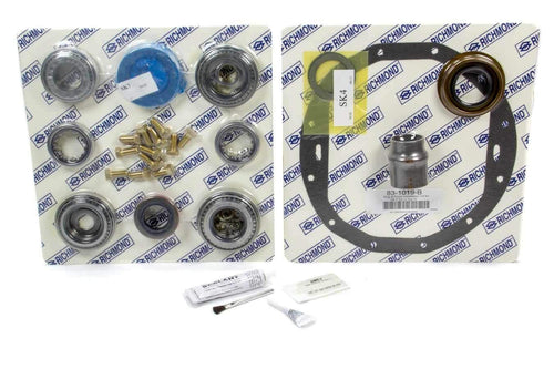 Differential Installation Kit, Richmond Gear Bearings/Crush Sleeve/Gaskets/Hardware/Seals/Shims/Thread Locker, 8.875 in, GM 12-Bolt, Kit
