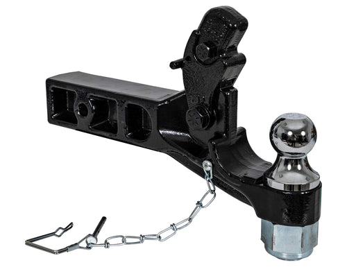 10 Ton Buyers Products Combination Hitch - 2-1/2 Inch Receiver, 2 Inch Ball