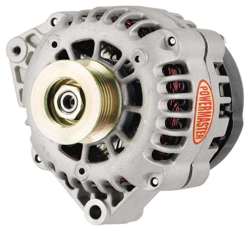 Alt GM CS130D Powermaster Natural 120A 6 grv Pulley Offset Left MTG 1-Wire or OE Hookup
