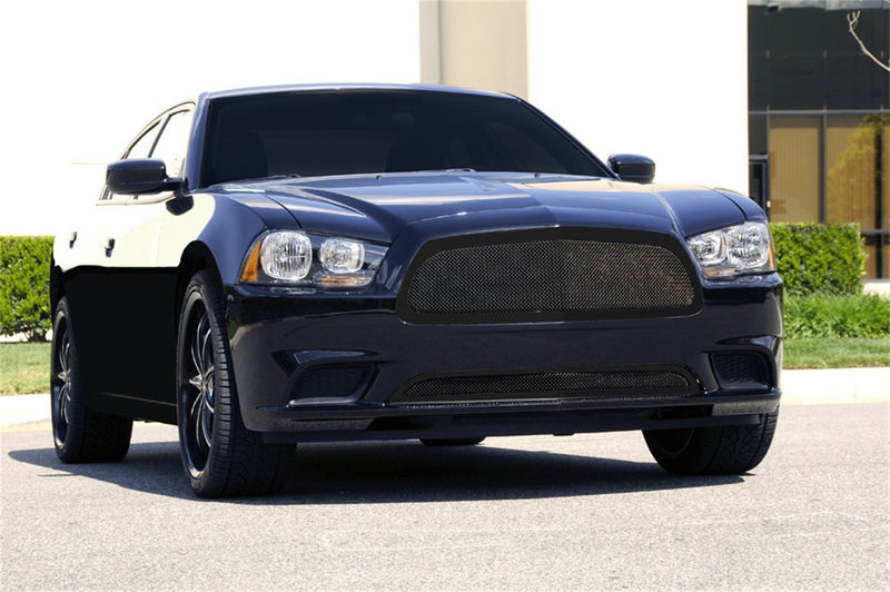 2011-2014 Charger T-Rex Grilles Upper Class Series Main Grille, Black, 1 Pc, Replacement - PN #51441