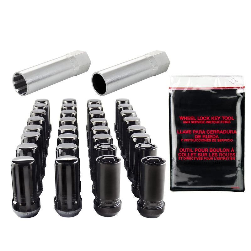 Black McGard SplineDrive Install Kit (M14-1.5 Thread) 8-Lug 65830BK
