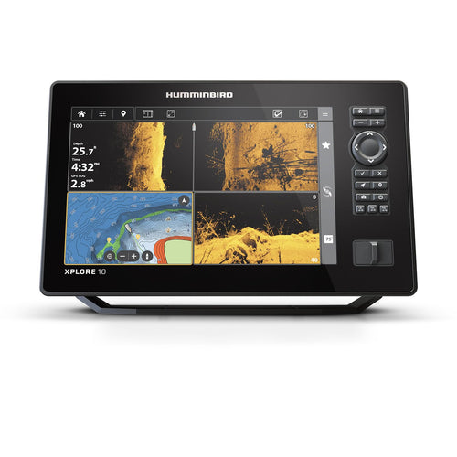 Humminbird GPS Fish Finder XPLORE 10, MEGA Side Imaging+ & HD Touchscreen (Control Head Only)