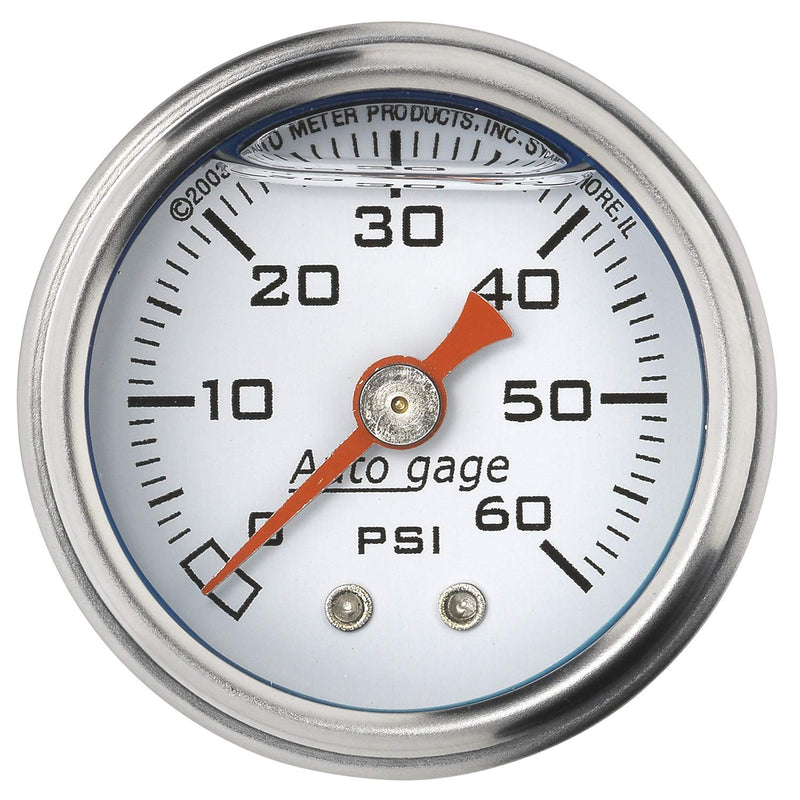 Autogage Auto Meter 2176 Fuel Pressure Gauge
