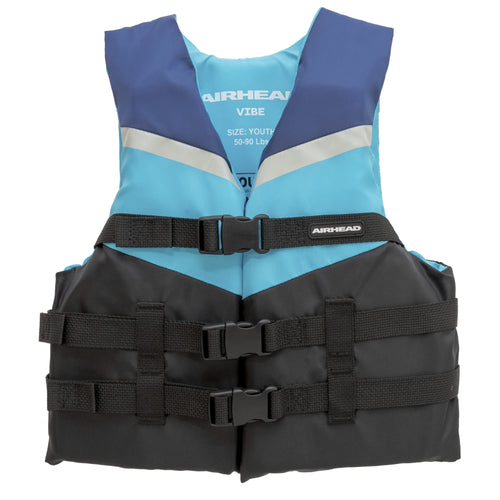 Vibe Airhead Life Vest, Closed Sided PFD, Youth