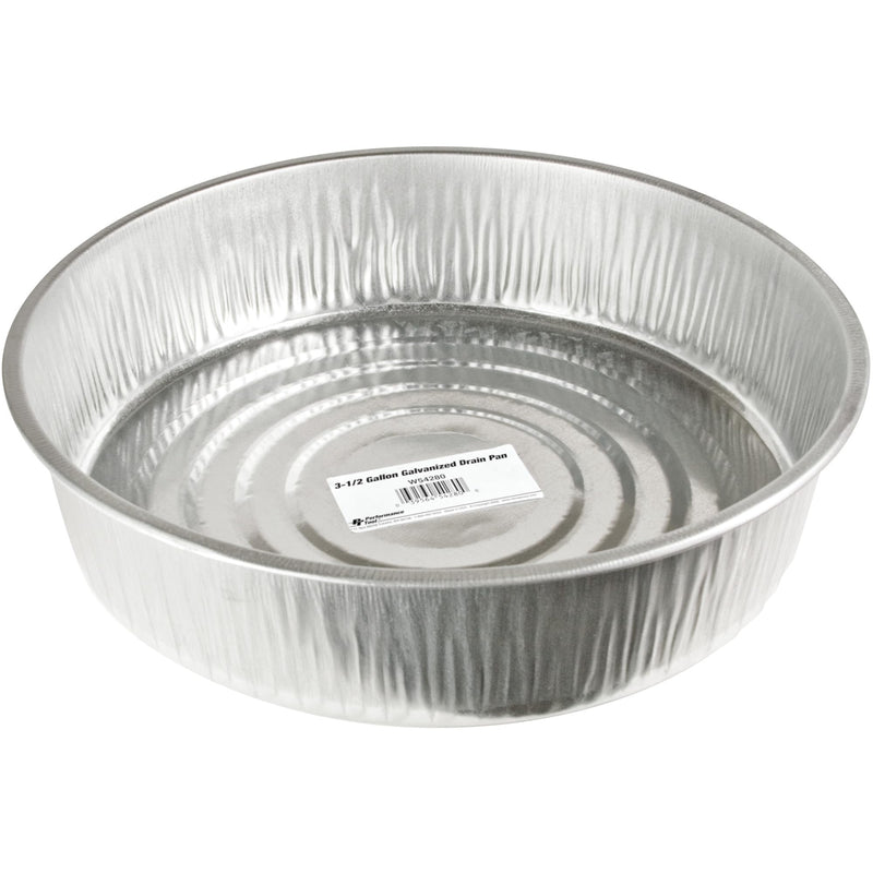 3.5 Gallon Performance Tool W54280 Galvanized Silver Drain Pan