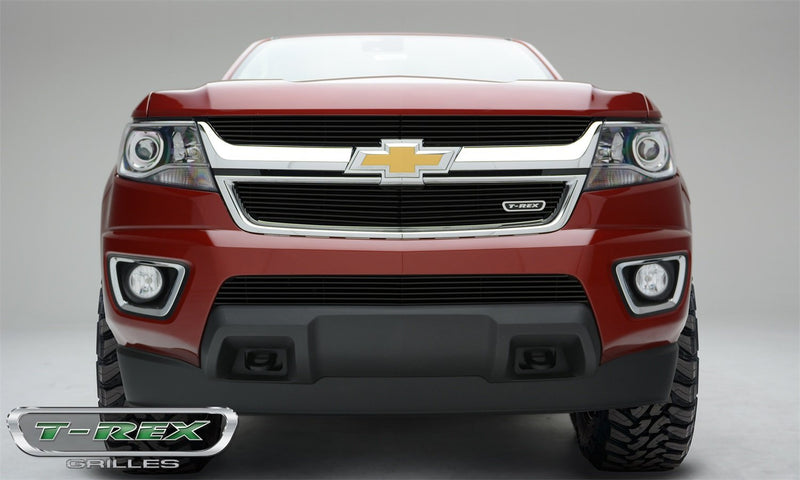 2015-2020 Colorado T-Rex Grilles Billet Grille, Black, 2 Pc, Overlay - PN #21267B