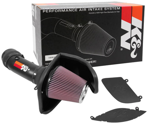 Cold Air Intake System K&N: High-Flow Air Filter, Increase Performance & Acceleration: Compatible with 2017-2023 Dodge: Challenger, Demon, Redeye, Charger, 69-2553TTK