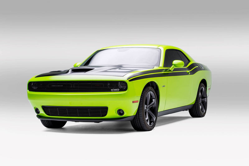 2015-2022 Challenger T-Rex Grilles Laser Billet Phantom Grille, Black, 1 Pc, Overlay - PN #6214191