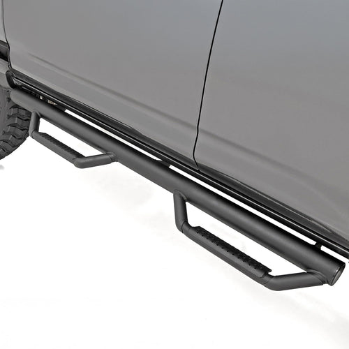 Rough Country Nerf Step Bars Non-Limited for Toyota 4Runner (2010-2024) - Rugged Full Length Nerf Bar with Side Steps, Bolt-On Install