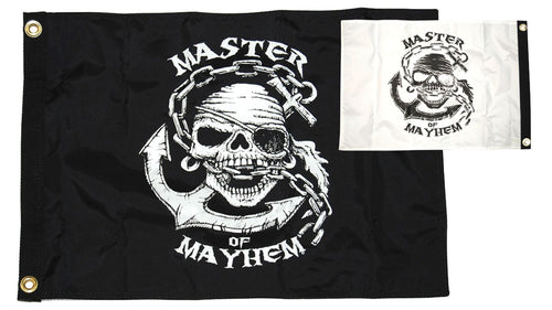 Pirate Heads TAYLOR MADE PRODUCTS Master of Mayhem Flags
