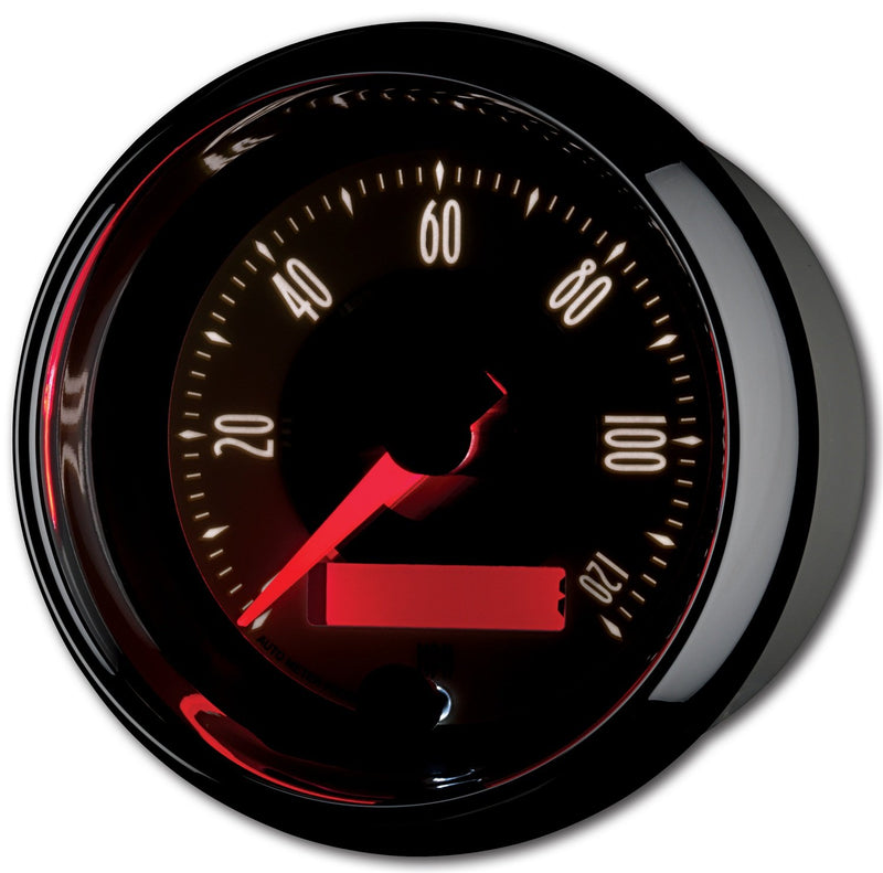 Auto Meter 1186 3-3/8" Cruiser 120 mph Programmable Speedometer Gauge