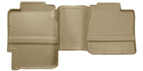 Husky Liners Series Classic Style | 1988 - 1999 Chevrolet/GMC C 1500/K 1500 Extended Cab, 1988 - 2000 Chevrolet/GMC C2500/C3500/K 2500/K3500 | 2nd Seat Floor Liner, Tan | 61103
