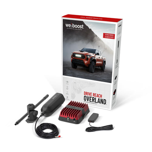 weBoost Drive Overland Reach - Cell Phone Signal Booster for Off Road Vehicles | Boosts 5G & 4G LTE for All U.S. Carriers - Verizon, AT&T, T-Mobile & More | Made in The U.S. | FCC Approved