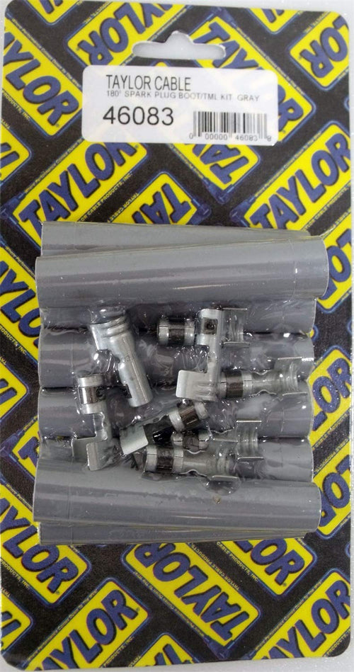Spark Plug Boot/Terminal Kit Taylor Cable 46083 gray 180 deg