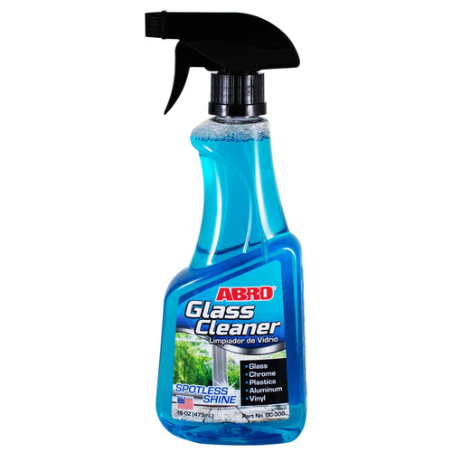 16 oz. ABRO Glass Cleaner, Cleaning Supplies, Car Accessories, Car Window Cleaner, Glass Cleaner Spray, Remove Dirt and Grime, Streak Free Results