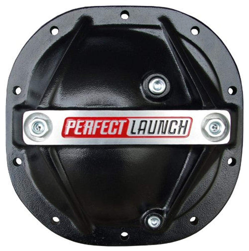 Proform Black Aluminum 69501 Differential Cover with Perfect Launch Logo and 8.8" Bearing Cap Stabilizer Bolts for Ford