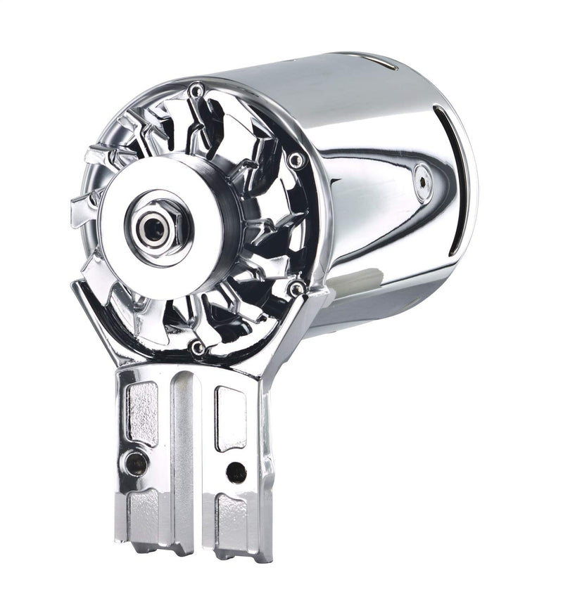 Chrome Powermaster 182011 Alternator (PowerGEN Flat Head Front Mating '39-'48 90A 12V)