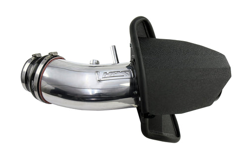 HPS Air Intake Kit Polished with Heat Shield Compatible for 2019-2023 Dodge Charger SRT Hellcat 6.2L V8 Supercharged, 827-681P