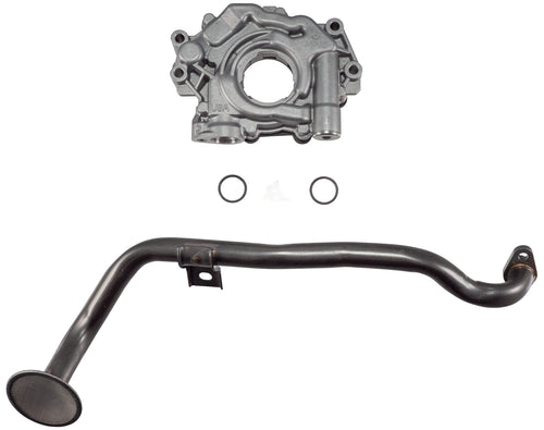 Melling Oil Pump, External, Wet Sump, Pickup Included, Standard Volume, Aluminum, Natural