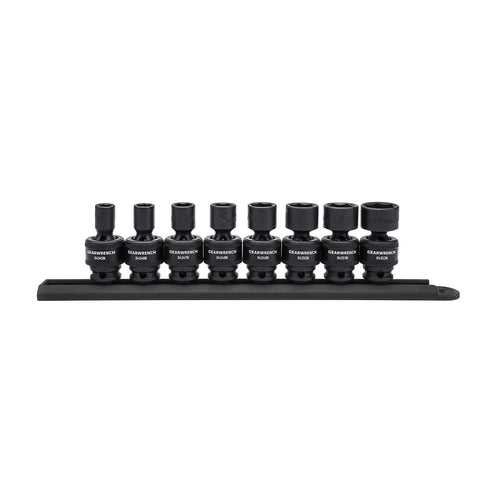 3/8" Drive GEARWRENCH 8 Pc. Standard Universal Impact Socket Set, SAE - 84917N