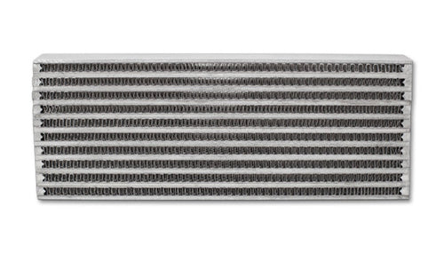 Oil Cooler Vibrant Power 12895, Core only, Horizontal Flow, 4.00 in. Wide x 12.00 in. High x 2.00 in. Thick, Bar and Plate construction, Universal Fit, Aluminum, each