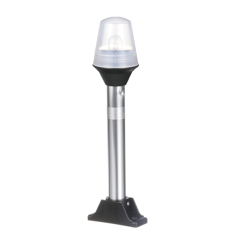 5122-08-7 Attwood All-Round Fixed Base Navigation Light, Black Base, 8-Inch
