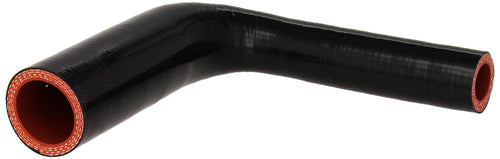 HPS 90 degree HTSER90-075-125-BLK Silicone High Temperature 4-ply Reinforced Elbow Reducer Coupler Hose, 100 PSI Maximum Pressure, 4" Leg Length on each side, 3/4" > 1-1/4" ID, Black