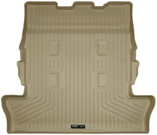 Husky Liners Cargo Liner Weatherbeater | Fits 2013-2019 Lexus LX570/Toyota L& Cruiser w/ 3rd Row | 1-pc Tan - 25343
