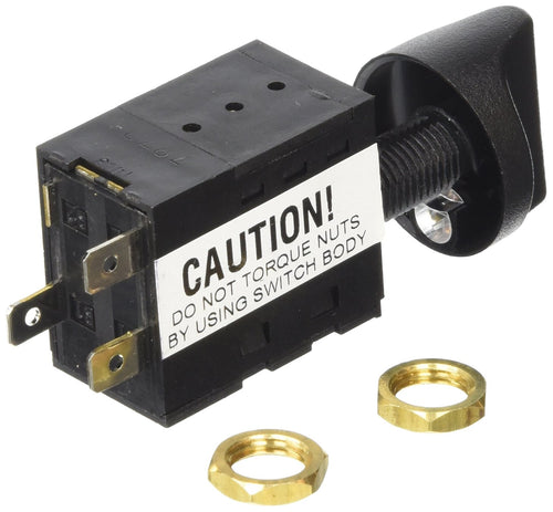 MP78730 Sierra International Rotary Switch - On-Off-On Single Pole, white