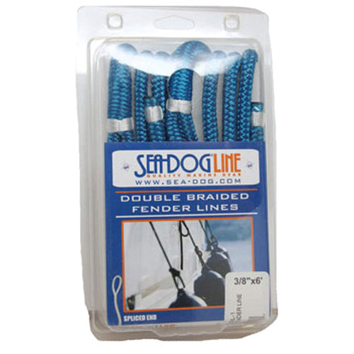 Double Braided Sea Dog Fender Line 302106006G/W-1, 1/4" / Gold/White