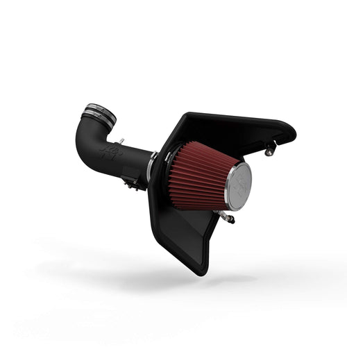 Cold Air Intake System K&N: High-Flow Air Filter, Increase Performance & Acceleration: Compatible with 2010-2015 Chevrolet: Camaro SS, 63-3074