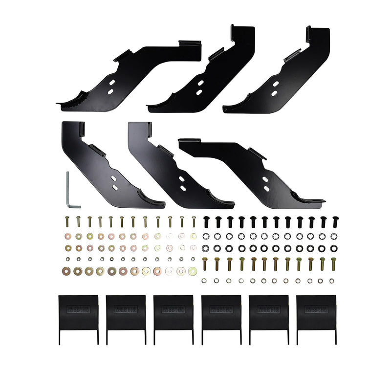 PRO TRAXX 4 Westin Oval Nerf Bars fits 2019-2025 Ranger SuperCrew Black Pair