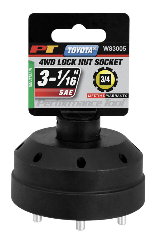 8 Lug Performance Tool W83005 Toyota & Lexus Axle Nut Socket, 1 Pack